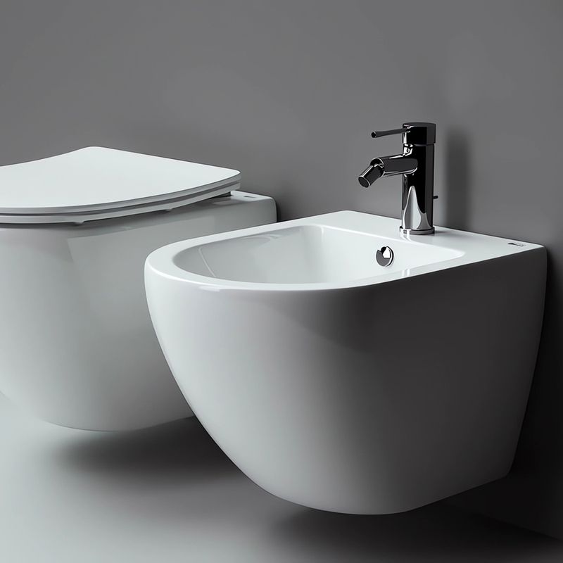 Унитаз подвесной Ceramica Nova Metropol CN4002 49х37 с креплением и сиденьем (белый) 