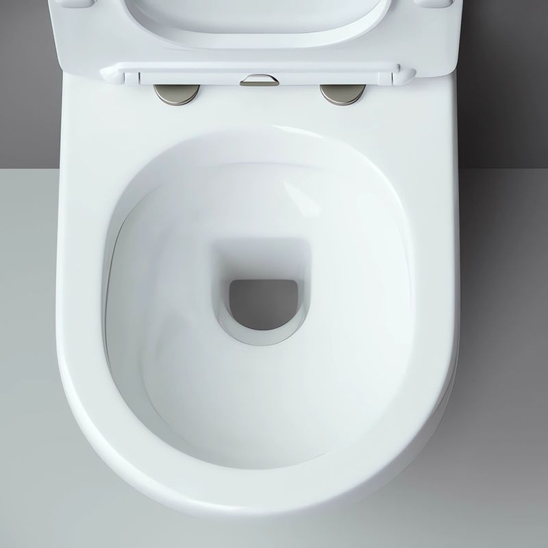 Унитаз подвесной Ceramica Nova Metropol CN4002 49х37 с креплением и сиденьем (белый) 