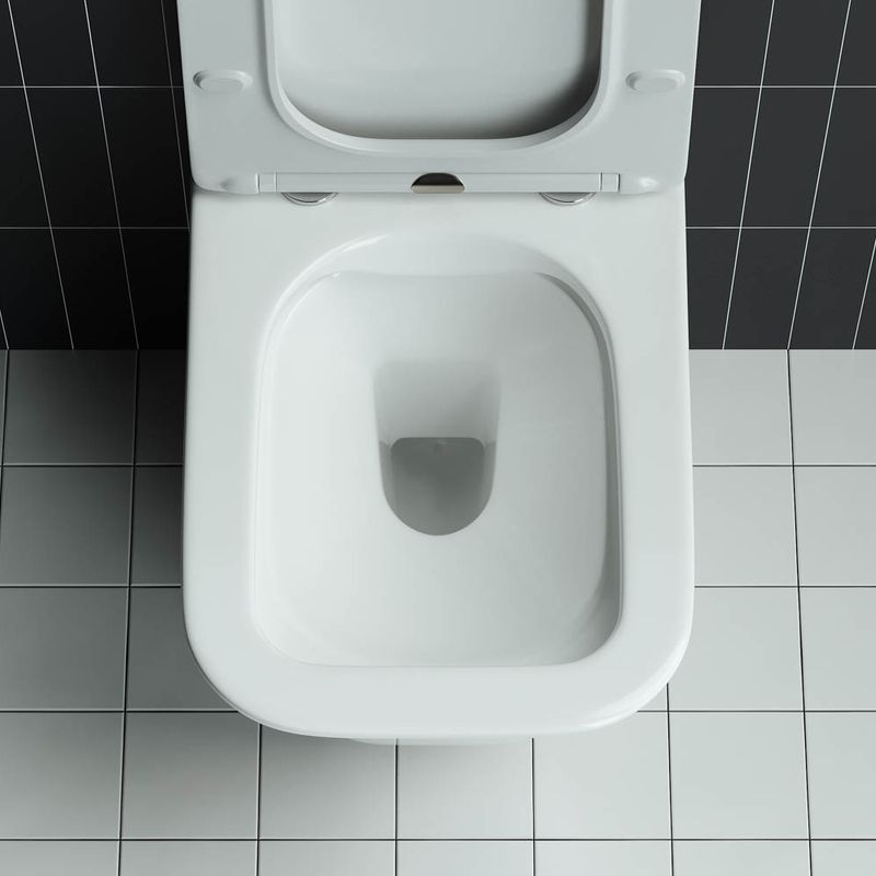 Унитаз подвесной Ceramica Nova Mono CN1902 50х35 с сиденьем и креплением (белый) 
