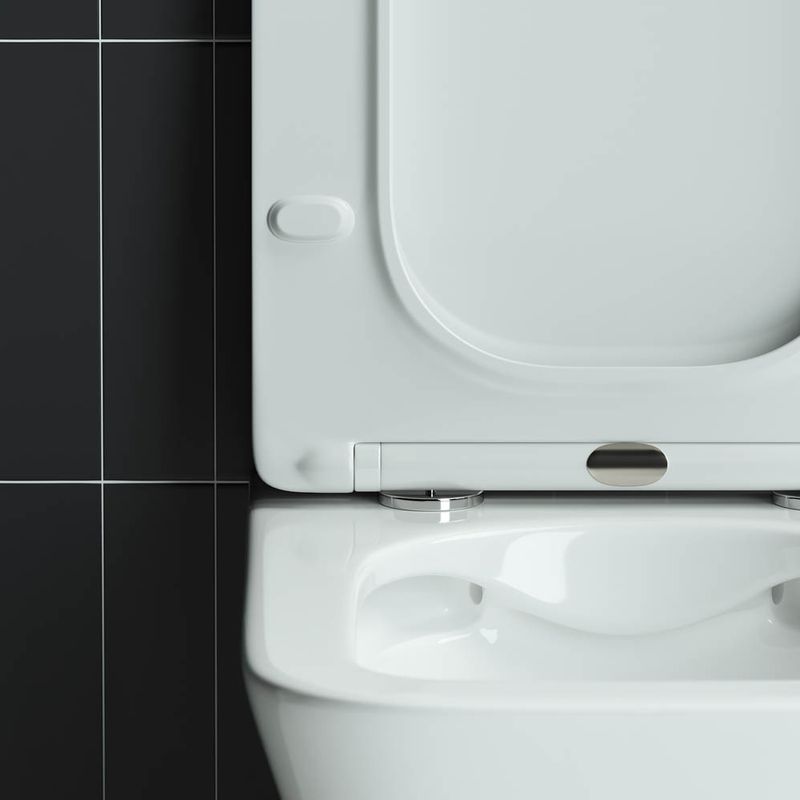 Унитаз подвесной Ceramica Nova Mono CN1902 50х35 с сиденьем и креплением (белый) 