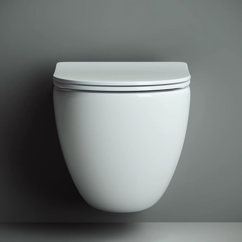 Унитаз подвесной Ceramica Nova Mono CN1905 50х35 с сиденьем и креплением (белый)