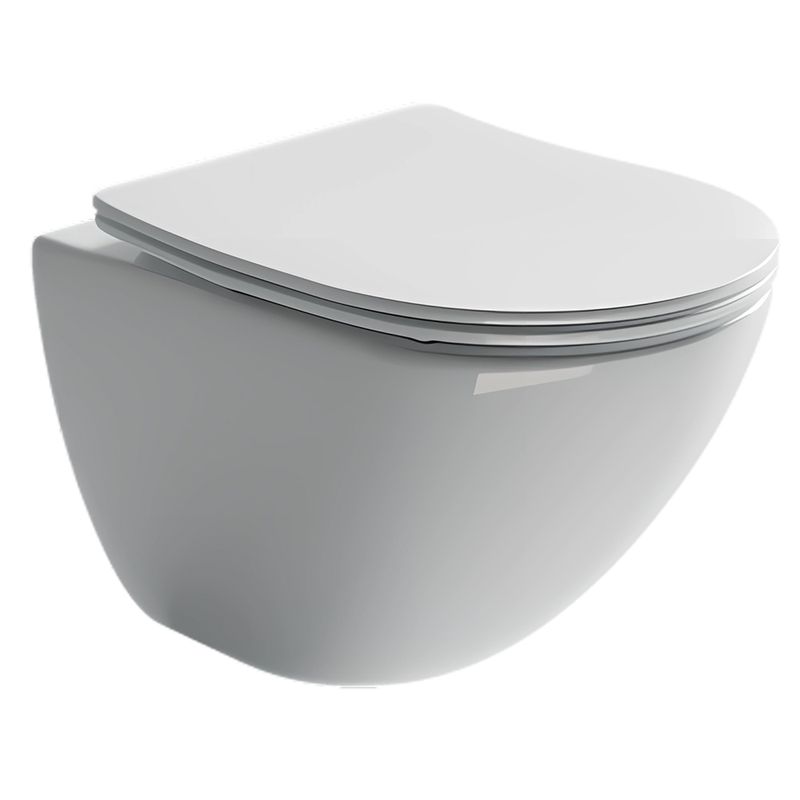 Унитаз подвесной Ceramica Nova Mono CN1905 50х35 с сиденьем и креплением (белый)