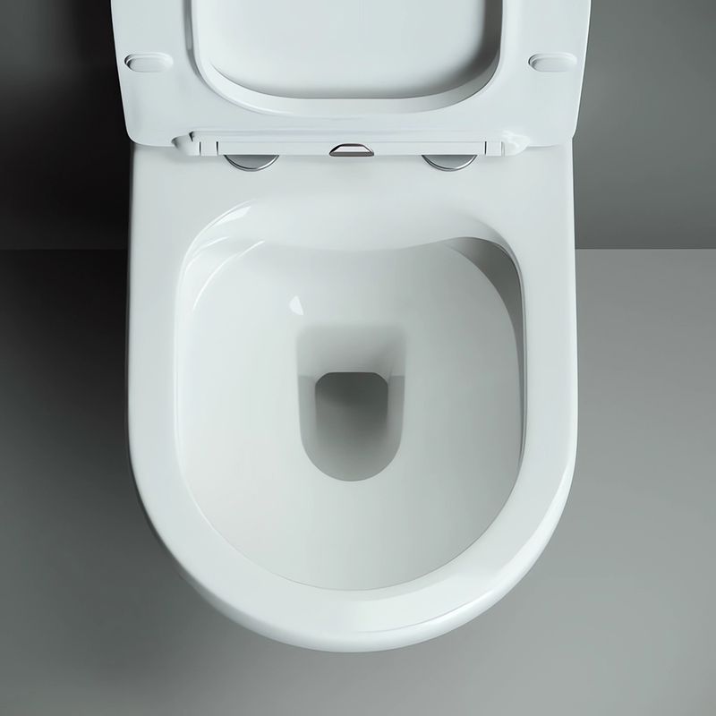 Унитаз подвесной Ceramica Nova Mono CN1905 50х35 с сиденьем и креплением (белый)
