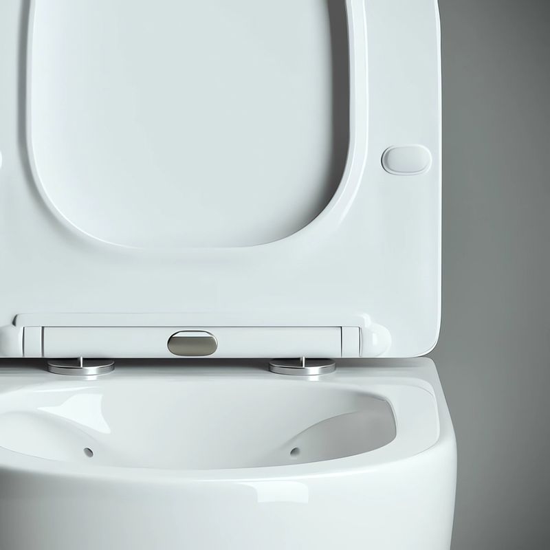 Унитаз подвесной Ceramica Nova Mono CN1905 50х35 с сиденьем и креплением (белый)