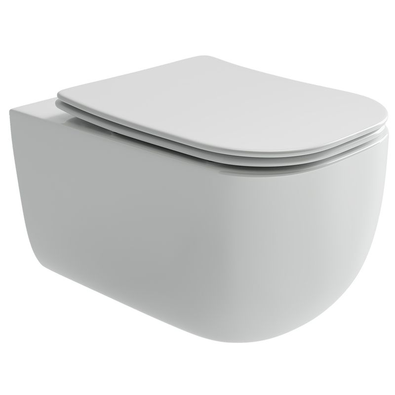 Унитаз подвесной Ceramica Nova Noel CN3013 52.5х36 с сиденьем и креплением (белый)