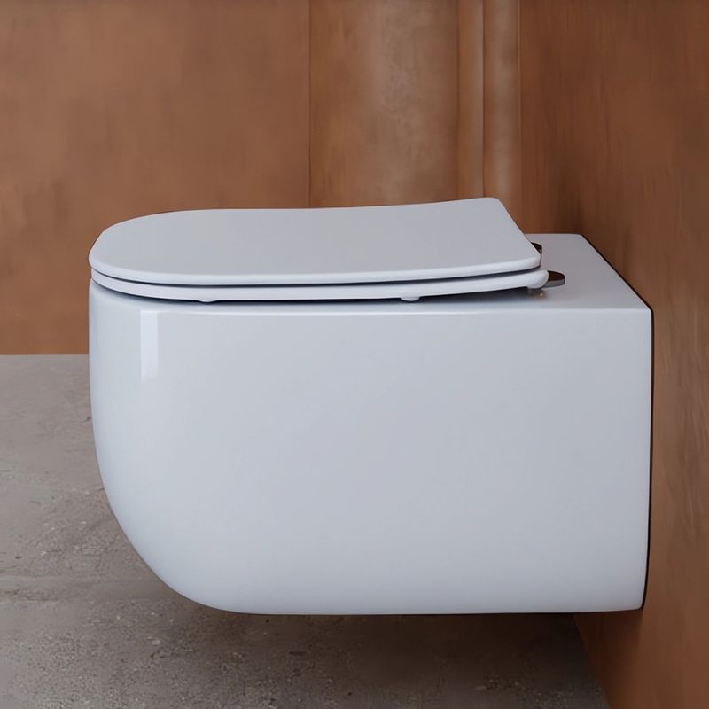 Унитаз подвесной Ceramica Nova Noel CN3013 52.5х36 с сиденьем и креплением (белый)