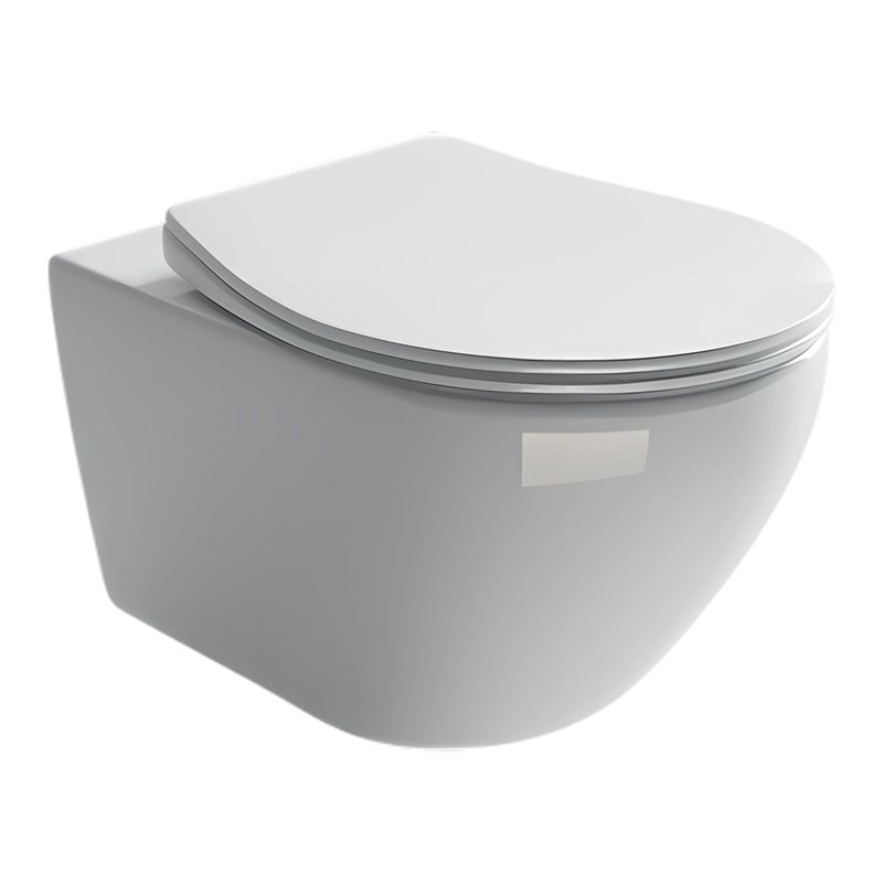 Унитаз подвесной Ceramica Nova Pearl CN8001 53х38  с сиденьем и креплением (белый)