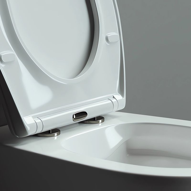 Унитаз подвесной Ceramica Nova Pearl CN8001 53х38  с сиденьем и креплением (белый)