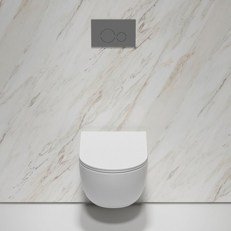Унитаз подвесной Ceramicanova Modena CN6063 49x35.5 (белый) с сиденьем и крышкой
