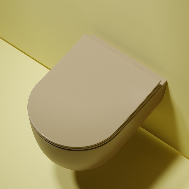 Унитаз подвесной Ceramicanova Modena CN6063MC 49x35.5 (капучино матовый) с сиденьем и крышкой