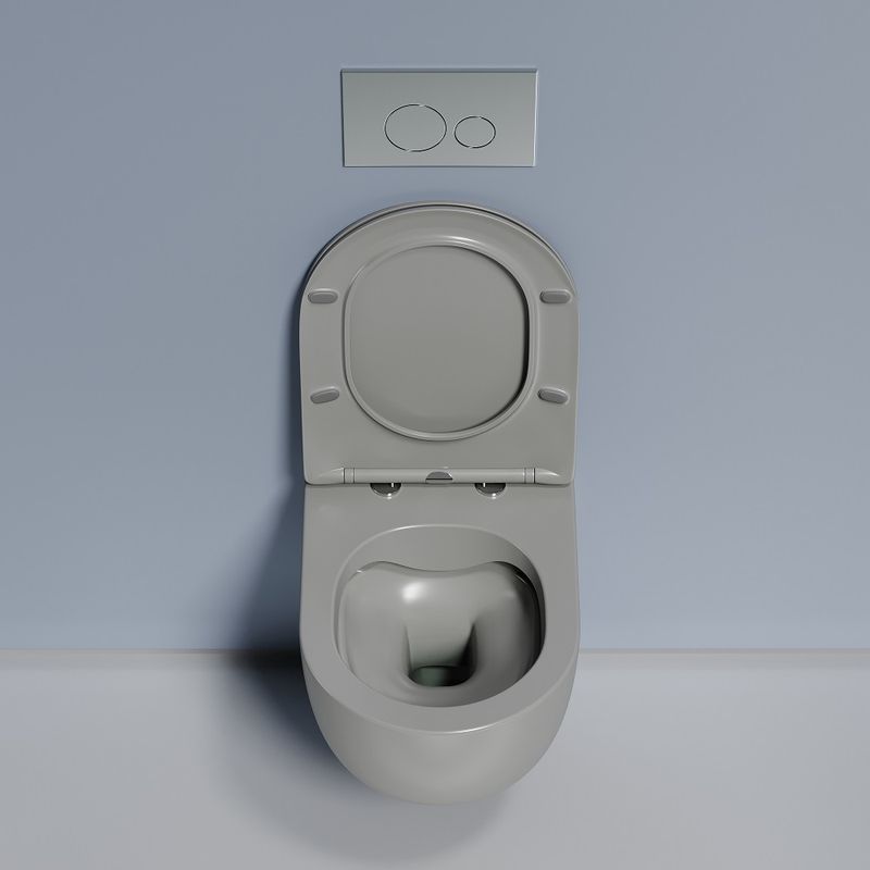 Унитаз подвесной Ceramicanova Modena CN6063MH 49x35.5 (антрацит матовый) с сиденьем и крышкой
