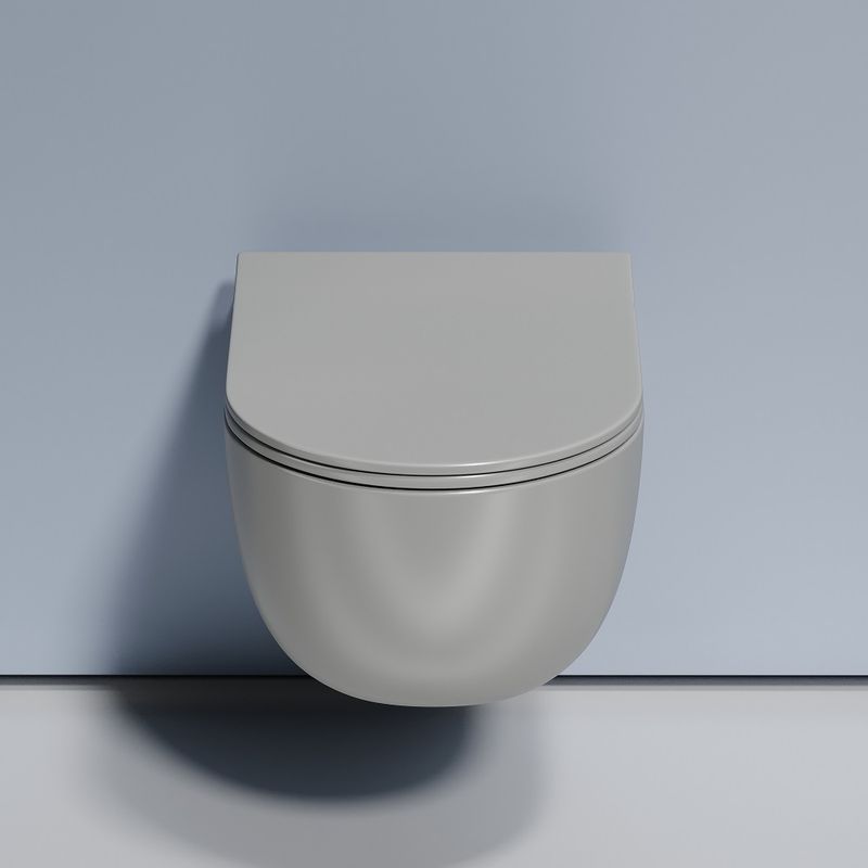 Унитаз подвесной Ceramicanova Modena CN6063MH 49x35.5 (антрацит матовый) с сиденьем и крышкой
