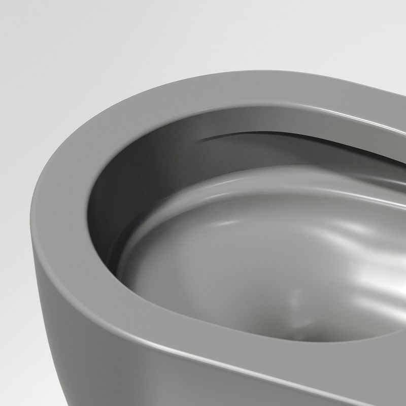 Унитаз подвесной Ceramicanova Modena CN6063MH 49x35.5 (антрацит матовый) с сиденьем и крышкой