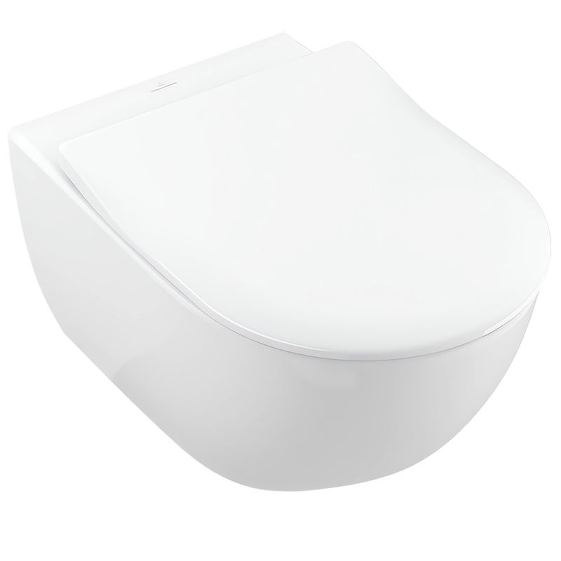 Унитаз подвесной Villeroy & Boch Subway 2.0 5614R201 56х37 с сиденьем и креплением (белый)