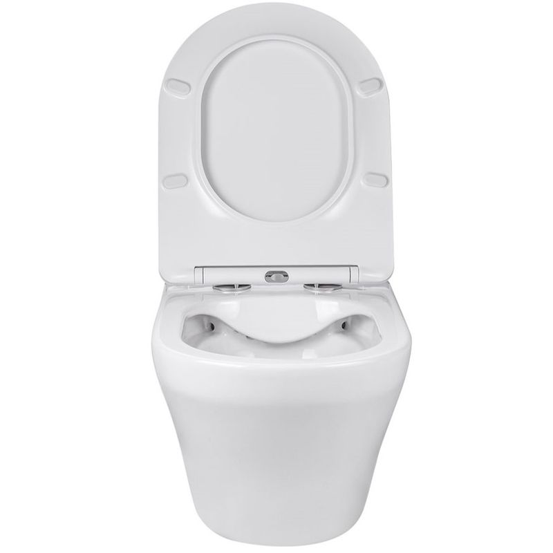 Унитаз подвесной Vincea Edge-M VT1-37 55.5x36.5x35.5 (белый), безободковый с быстросъемным сиденьем