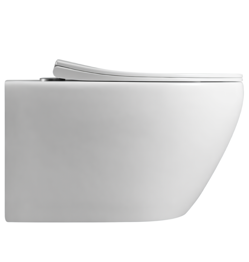 Унитаз подвесной Vincea Felice VT1-25 53x38x35 (белый), безободковый с быстросъемным сиденьем