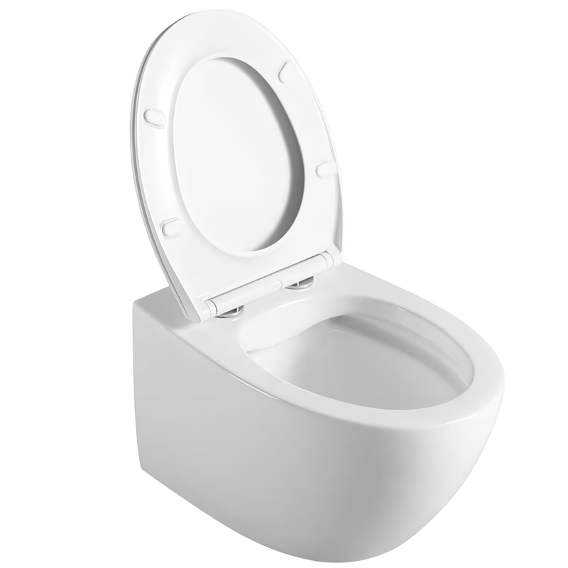 Унитаз подвесной Vincea Felice VT1-25 53x38x35 (белый), безободковый с быстросъемным сиденьем