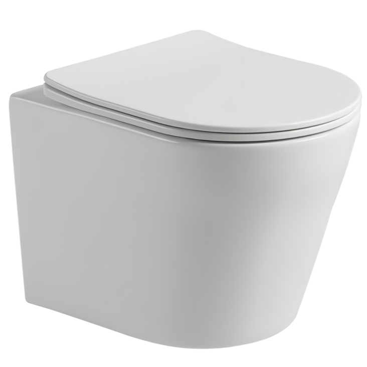 Унитаз подвесной Vincea Piatti VT1-11S 49x36.5x36 (белый), безободковый с быстросъемным сиденьем