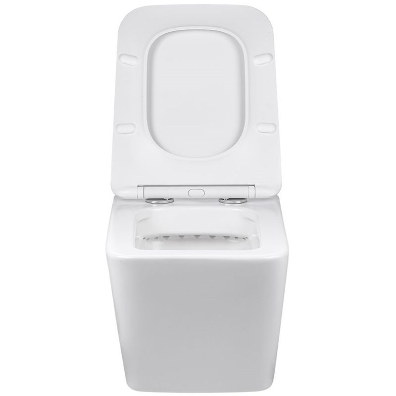 Унитаз подвесной Vincea Q-Line VT1-12 52x36x35 (белый), безободковый с быстросъемным сиденьем