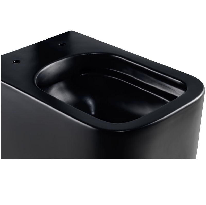 Унитаз подвесной Vincea Ultra VT1-32MB 52x34.5x35.5 (черный матовый), безободковый с быстросъемным сиденьем