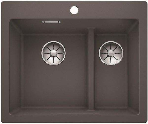 Мойка кухонная Blanco Pleon 6 Split Темная скала 521690 61.5х51