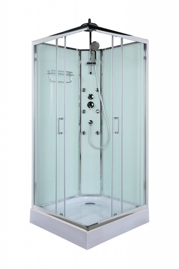 Душевая кабина BelBagno Uno UNO-CAB-A-2-90-C-CR
