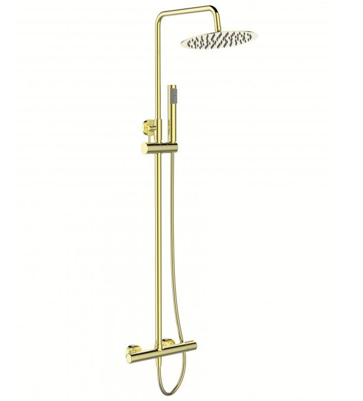 Душевая стойка BelBagno Uno UNO-DOCM-ORO