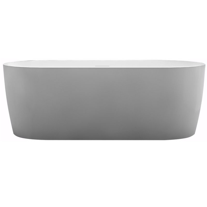 Ванна акриловая отдельностоящая ABBER AB9219 175.5x80x60 (белый), слив-перелив