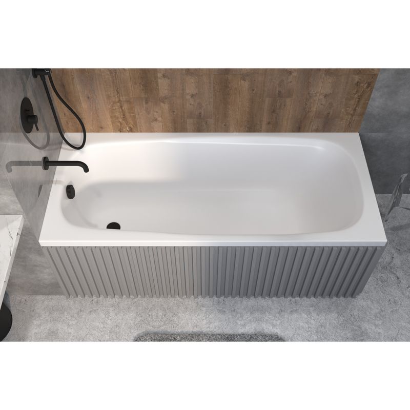 Ванна пристенная акриловая Whitecross Layla 0102.170075.100 170x75 (белый глянцевый), без слива-перелива