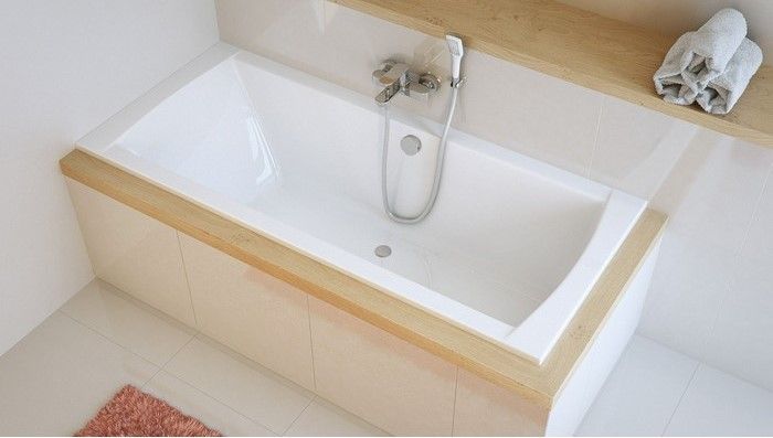 Ванна акриловая пристенная Excellent Aquaria Lux WAEX.AQU18WH 180x80 (белый глянец), без слива-перелива