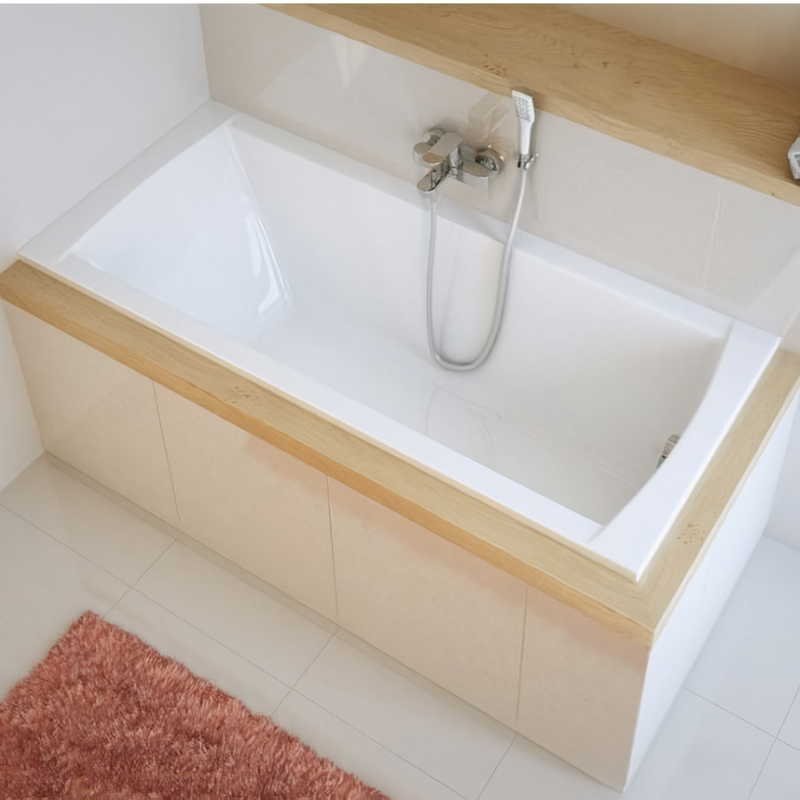 Ванна акриловая пристенная Excellent Aquaria WAEX.AQU17WH 170x75 (белый глянец), без слива-перелива