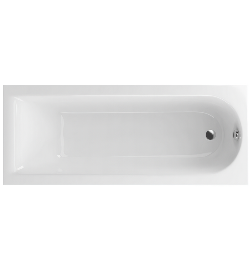 Ванна акриловая пристенная Excellent Aurum WAEX.AUR18WH 180x80 (белый), без слива-перелива