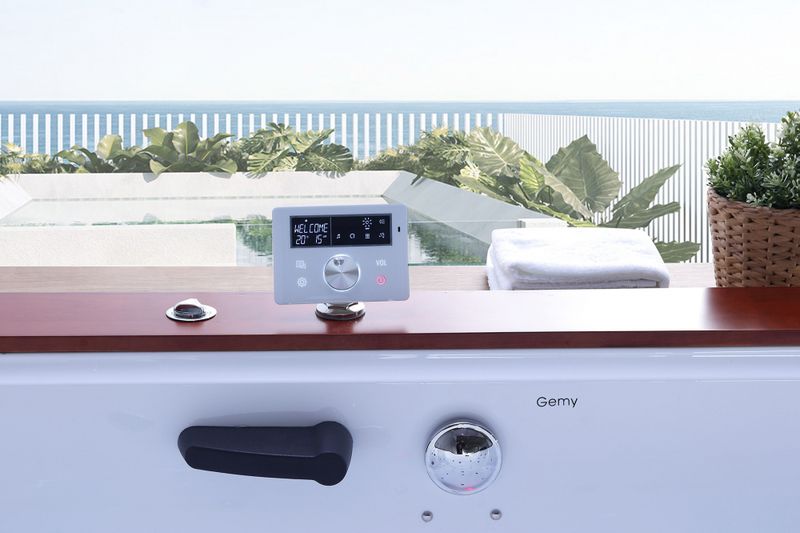 Ванна гидромассажная пристенная Gemy G9052 II K R 186х151х82 (белый), слив-перелив, правосторонняя