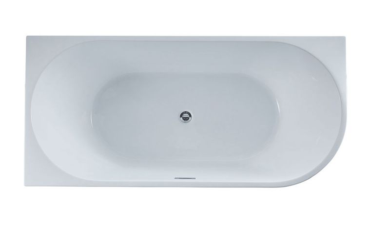 Ванна акриловая угловая Vincea VBT-402-1500L 150x75 (белый ), слив-перелив в комплекте, левая    