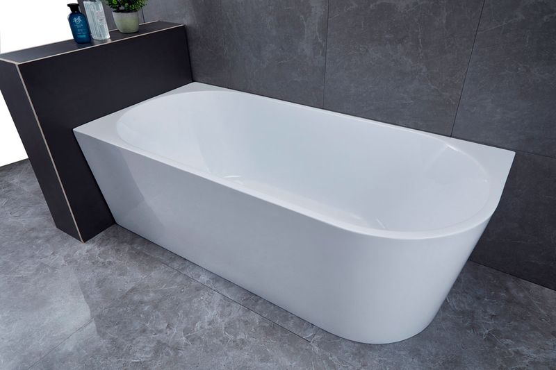 Ванна акриловая угловая Vincea VBT-402-1500L 150x75 (белый ), слив-перелив в комплекте, левая    