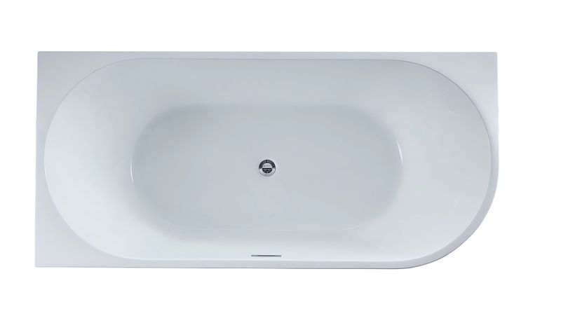 Ванна акриловая угловая Vincea VBT-402-1700L 170x80 (белый ), слив-перелив в комплекте, левая  