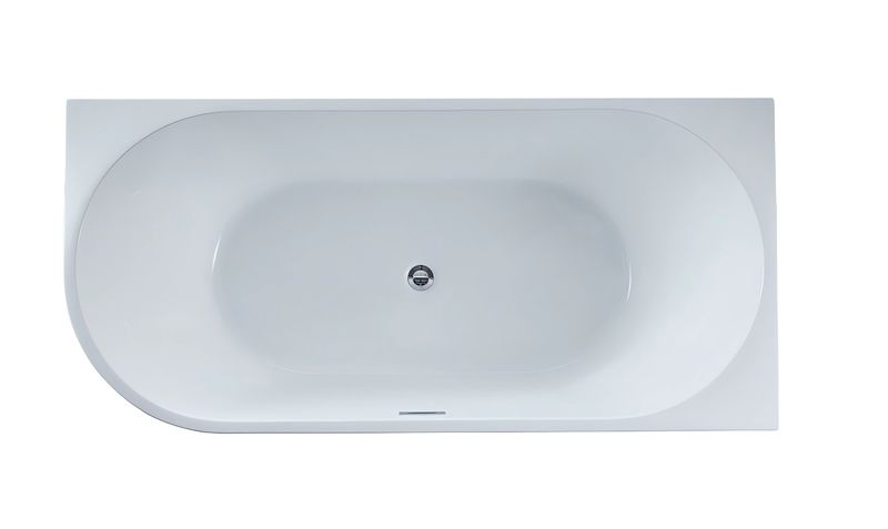 Ванна акриловая угловая Vincea VBT-402-1500R 150x75 (белый ), слив-перелив в комплекте, правая  