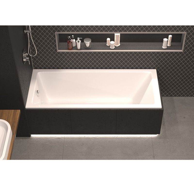 Ванна встраиваемая акриловая Whitecross Wave Slim 0111.140070.100 140x70 (белый глянцевый), без слива-перелива