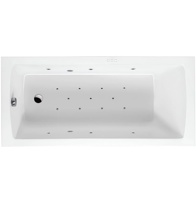 Ванна гидромассажная Excellent Aquaria Relax WAEX.AQU14.RELAX.CR 140x70 (хром), на каркасе, со сливом-переливом