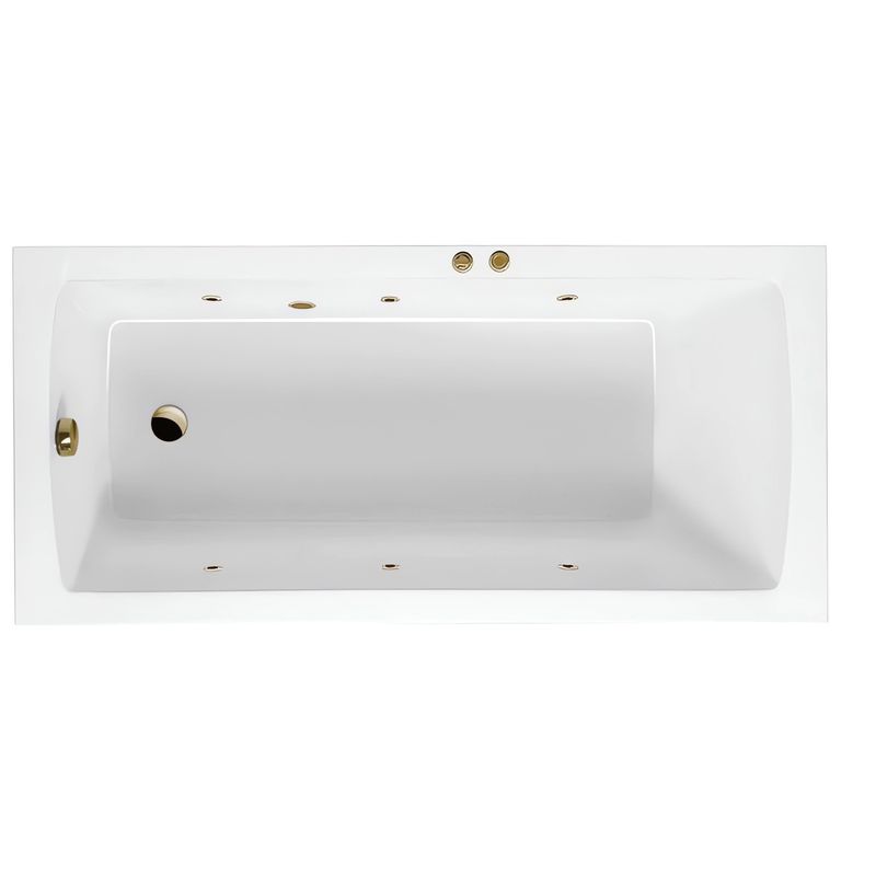 Ванна гидромассажная Excellent Aquaria Soft WAEX.AQU17.SOFT.BR 170x75 (бронза), на каркасе, со сливом-переливом