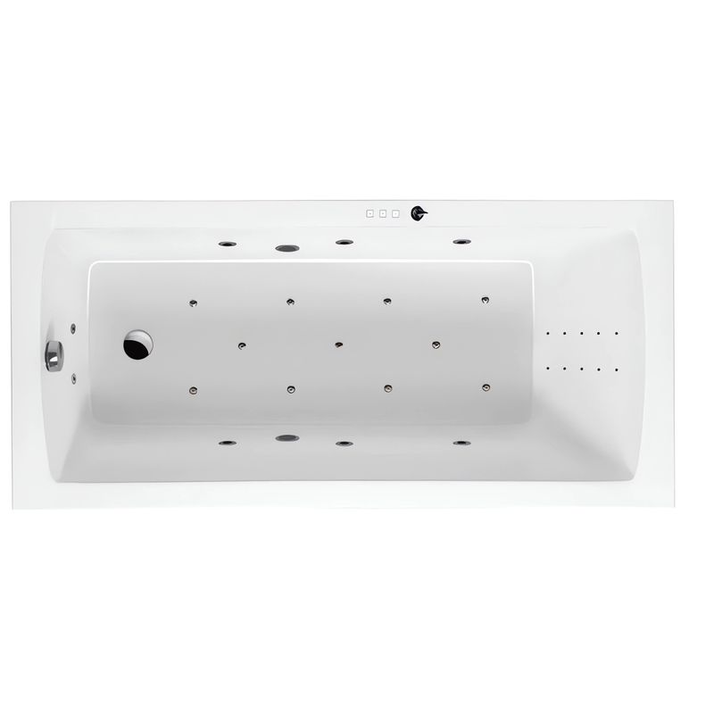 Ванна гидромассажная Excellent Aquaria Ultra Nano WAEX.AQU16.ULTRANANO.CR 160x70 (хром), на каркасе, со сливом-переливом