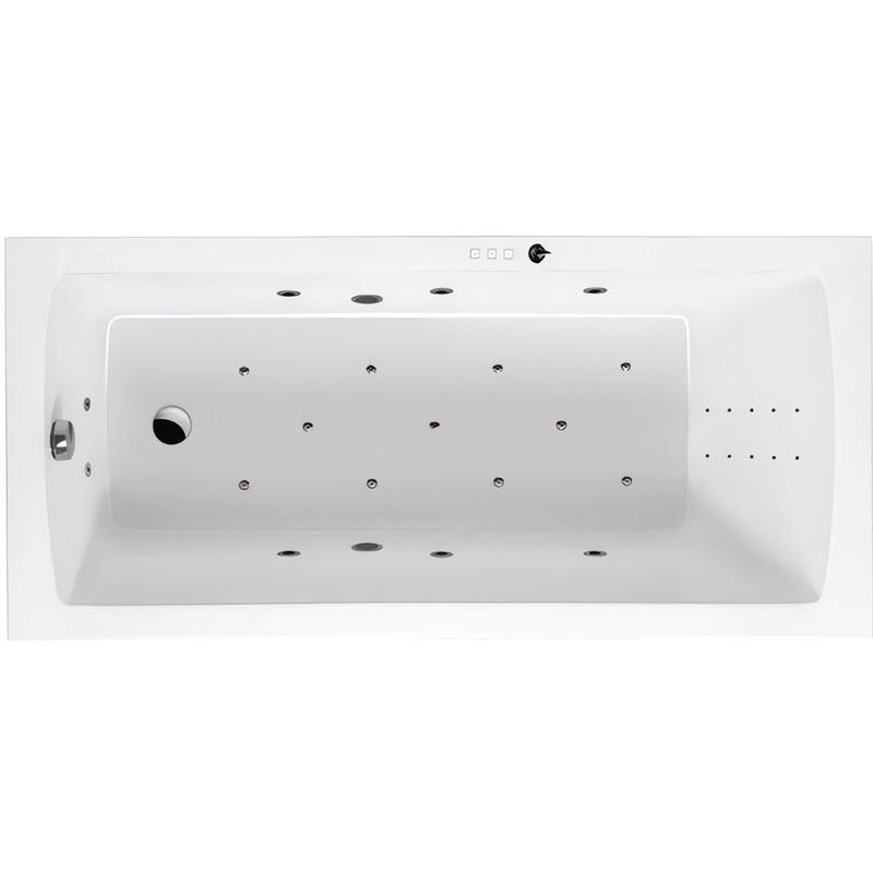 Ванна гидромассажная Excellent Aquaria Ultra Nano WAEX.AQU15.ULTRANANO.CR 150x70 (хром), на каркасе, со сливом-переливом