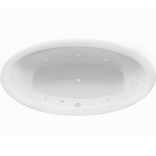 Ванна гидромассажная Excellent Lumina LINE WAEX.LUM19.LINE.WH 190x95 (белый глянцевый), каркас, слив-перелив