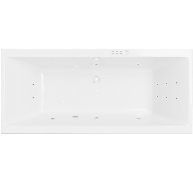 Ванна гидромассажная Excellent Pryzmat ULTRA WAEX.PRY20.ULTRA.WH 200x90 (белый глянцевый), каркас, слив-перелив