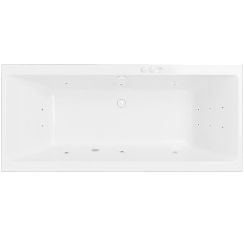 Ванна гидромассажная Excellent Pryzmat SMART WAEX.PRY19.SMART.WH 190x90 (белый глянцевый), каркас, слив-перелив