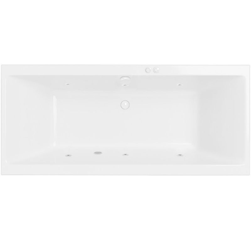 Ванна гидромассажная Excellent Pryzmat SOFT WAEX.PRY16.SOFT.WH 160x75 (белый глянцевый), каркас, слив-перелив
