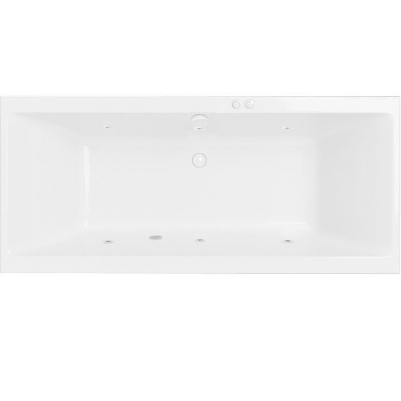 Ванна гидромассажная Excellent Pryzmat SOFT WAEX.PRY20.SOFT.WH 200x90 (белый глянцевый), каркас, слив-перелив