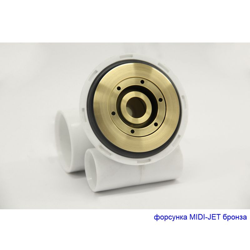 Ванна гидромассажная Excellent Pryzmat ULTRA WAEX.PRY17.ULTRA.BR 170x75 (белый глянцевый, бронза), каркас, слив-перелив