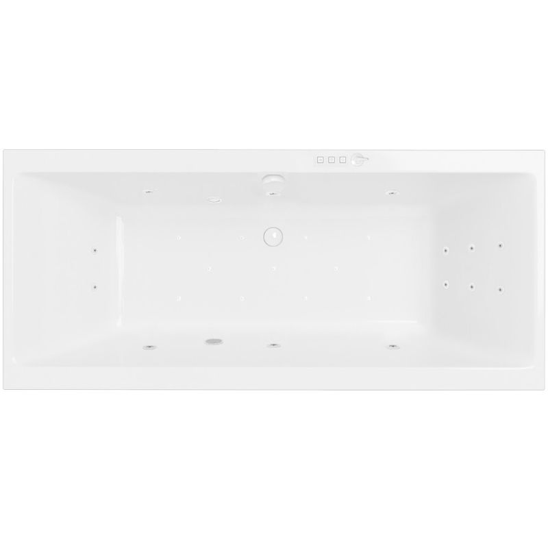Ванна гидромассажная Excellent Pryzmat ULTRA WAEX.PRY18.ULTRA.WH 180x80 (белый глянцевый), каркас, слив-перелив