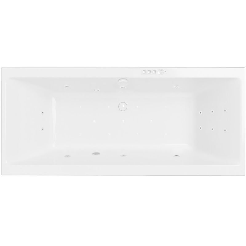 Ванна гидромассажная Excellent Pryzmat ULTRA WAEX.PRY19.ULTRA.WH 190x90 (белый глянцевый), каркас, слив-перелив